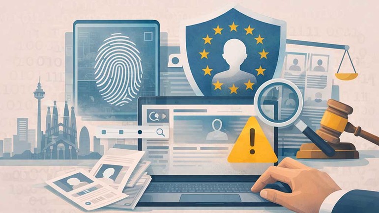 eliminación de la huella digital de una persona en Internet